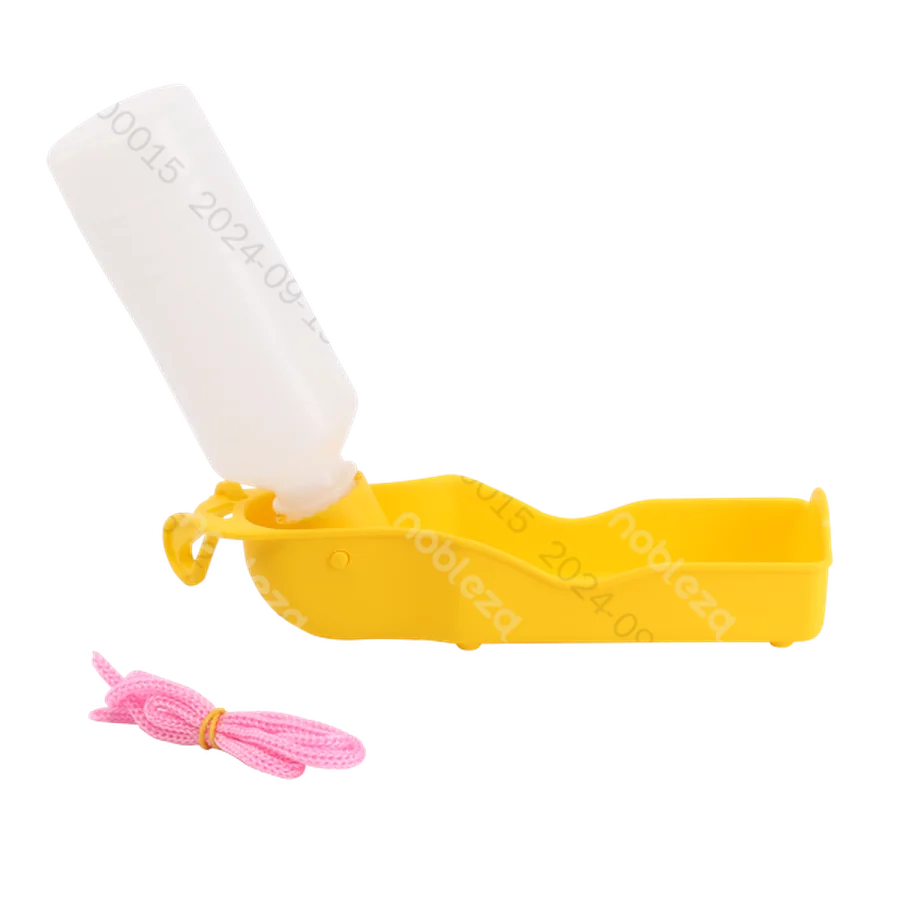 Botella de agua de vi