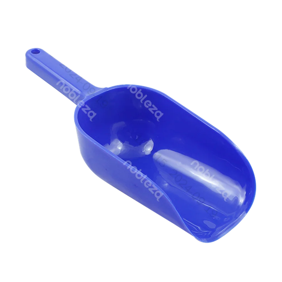 Cuchara azul para com