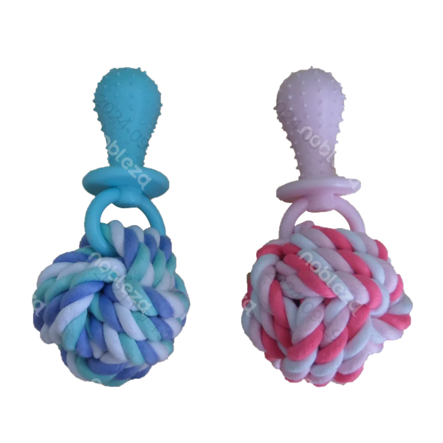 Chupete con cuerda de