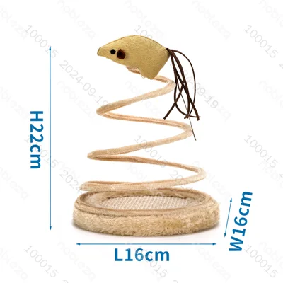 Juguete rascador beis