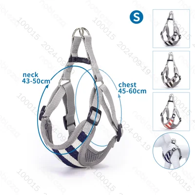 S（NECK: 43-50CM CHEST