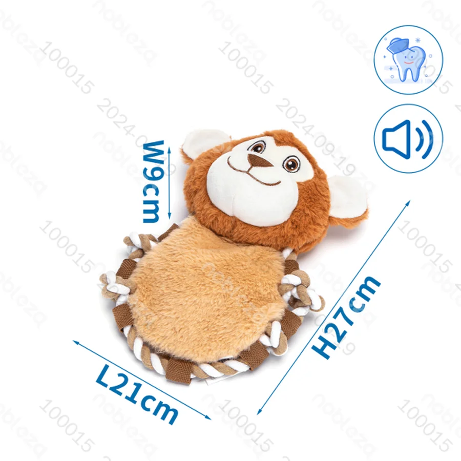 Peluche de mono con s