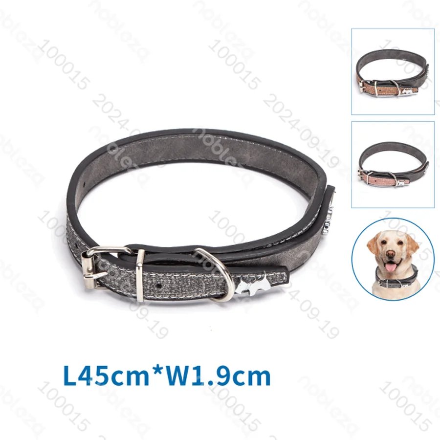 Collar de cuero duro