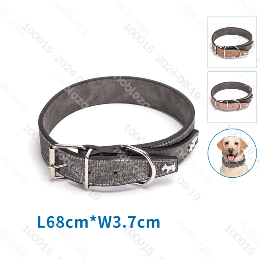 Collar de cuero duro