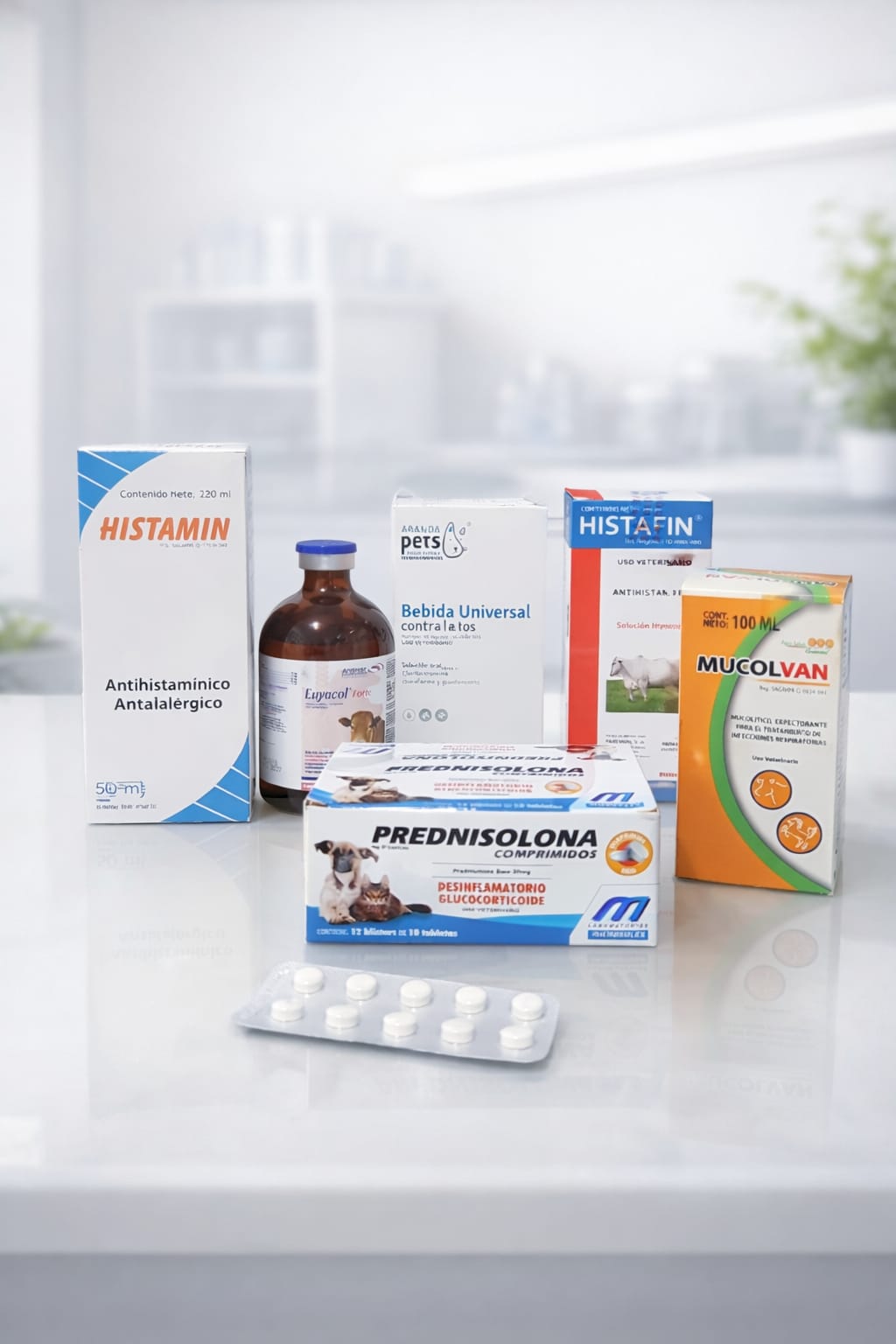 Anthistamínico, Mucolítico y Tos